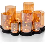 Philippi BELLO HORIZONTE Svícen 28,5 cm nerez sklo