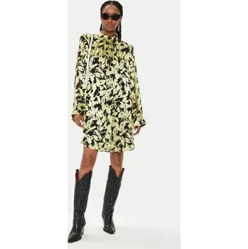 Dámské šaty Gestuz Letní šaty Sikura 10908864 Zelená Relaxed Fit 40