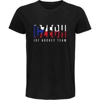 Chlapecké tričko CIHT Dětské Hokejové Tričko Český Hokej Flag