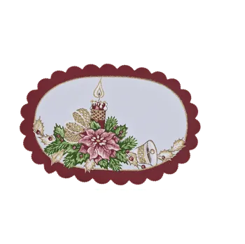 Chňapka Vánoční prostírání 20x30cm (6ks/bal.) BORDÓ