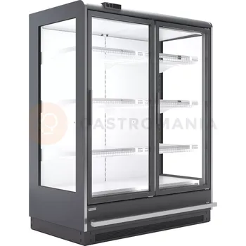 Chladicí vitrína přístěnná s křídlovými dveřmi, bez agregátu | TEFCOLD, Indus SCI 04 2D