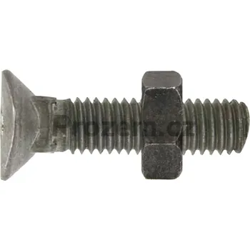 Šroub Sada šroubů pluhu s maticí 25 ks M10x70 mm, 10.9