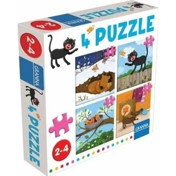Puzzle 4 puzzle Kočka