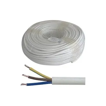 elektrický kabel Kabel 3x1mm2 kulatý 230V H05VV-F (CYSY) 1m