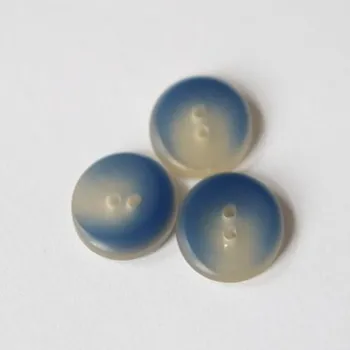 Knoflík 460027 Knoflík MIX6499/28 modrý - Modrá, 18 mm