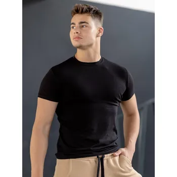 Pánské tričko Moderní pánské tričko VSB JACK černé, VELIKOST S