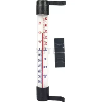 Kuchyňský teploměr Venkovní teploměr antracitový (-60 st. C do +50 st. C) 23 cm | BIOTERM, 020505