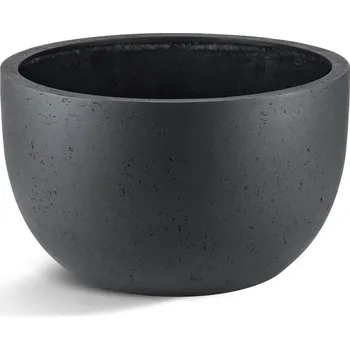Květináč Grigio New Egg Pot Low Anthracite Ø 94 cm / V 56 cm