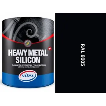barva na kov VITEX - Alkydová barva na kov a satén RAL 9005 černá 750ML