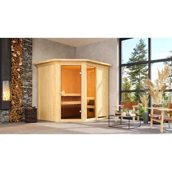 Sauna KARIBU HOLZTECHNIK finská sauna KARIBU FIONA 2 (49972) LG4207