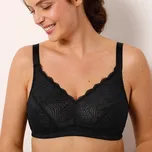 Zmenšující krajková podprsenka, bez kostic černá 85D