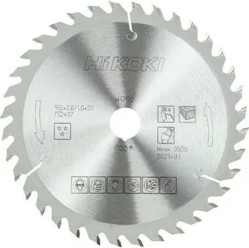 Pilový kotouč HiKOKI (Hitachi) 752415 Pilový kotouč na dřevo (165x20) (36zubů)