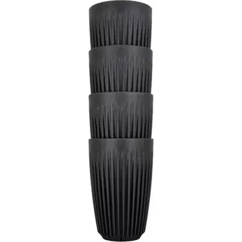 Termoska Huskee Charcoal 350ml 4 kusy