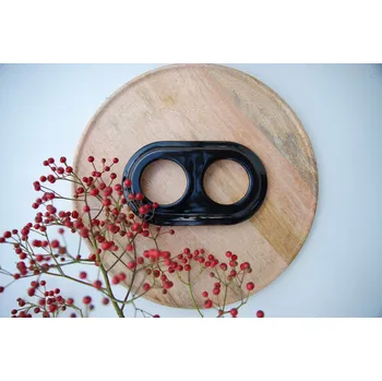 Keramický dvojrámeček ČERNÁ