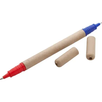 Lippo kuličkové pero z recyklovaného papíru Tampontisk (max. 4 barvy, 60 x 6mm) 1 barva 10 Na tělo pro leváka