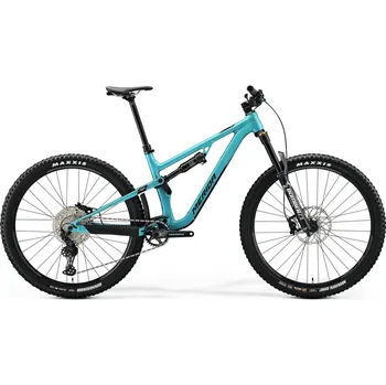 Horské kolo Celoodpružené kolo MERIDA One-Forty 700 Metallic Teal (Black) - M 2023