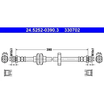 Brzdová hadice Brzdová hadice ATE 24.5252-0390.3