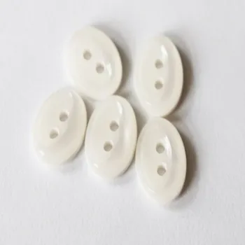 Knoflík Knoflík bílý halenkový 48005/20 - Bílá, 14 mm