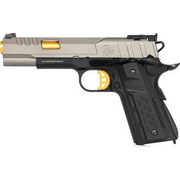 Airsoftová zbraň G&G Airsoftová pistole GX45 MkV, celokov, plyn blowback (GBB) - šedá