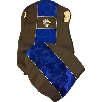 Autopotah Autopotahy textilní pro MERCEDES Atego/Axor, černo-modrá barva (č. 132)