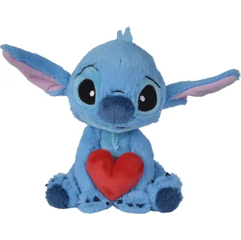 plyšák Simba Toys Disney Stitch se srdcem 25 cm