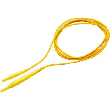 Příslušenství k měřicímu přístroji Sonel 2,0 m žlutý kabel CAT IV 1000 V (banánkové zástrčky, s pojistkou 10 A)