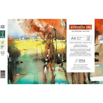 Grafický blok Afrodita 230 g/m2, A4