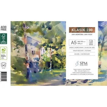 Grafický blok Klasik 230 g/m2, A5