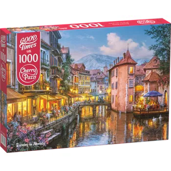 Puzzle Cherry Pazzi Večer v Annecy 1000 dílků