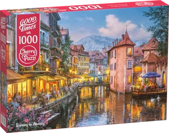 Puzzle Cherry Pazzi Večer v Annecy 1000 dílků