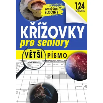 Kniha Křížovky pro seniory - Slavné české zločiny