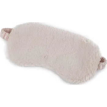 Škraboška na spaní Maska na spaní plyšová11 x 19,5 cm - 7 béžová světlá