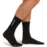 Pánské merino běžecké ponožky ICEBREAKER Mens Run+ Ultralight Crew Cloud Dye, Graphite/Black/Cd velikost: 47-49 (XL)