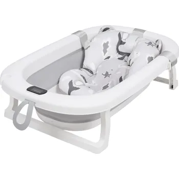koupací vanička Skládací vana Primabobo Milo s teploměrem a polštářkem Barva: Grey