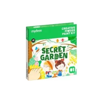 kreativní sada Mideer Tajemná zahrada sada prstového malování