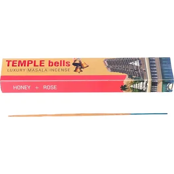 Vonná tyčinka Vonné tyčinky Temple bells - Honey + Rose (med a růže)