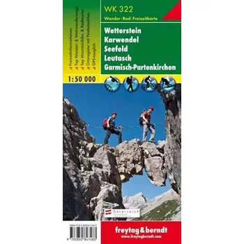 WK 322 Wetterstein, Karwendel, Seefeld, Leutasch, Garmisch Partenkirchen 1:50 000 / turist