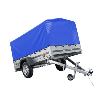 Přívěs Garden Trailer 230 KIPP s rámem H-800 a modrou plachtou
