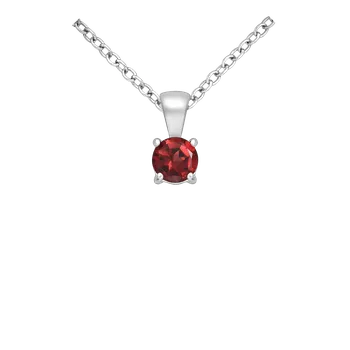 Náhrdelník Prstýnkárna VÁŠEŇ La Preciada Stříbrný přívěšek granát AG 925 ≤ 0,9 g