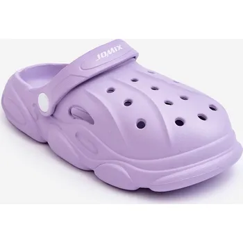 Dívčí baleríny Dětské pěnové pantofle Crocs Cloudy Barva: Fialová, Velikost: 32/33