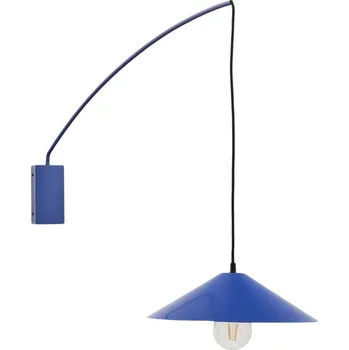 Nástěnné svítidlo Modré kovové nástěnné světlo Kave Home Kally