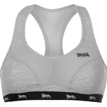 dámská sportovní podprsenka LONSDALE - GREY MARL - 34E (75E) (Lonsdale Crop Top Ladies)