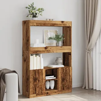 vidaXL Skříň highboard old wood 92 x 33 x 140 cm kompozitní dřevo