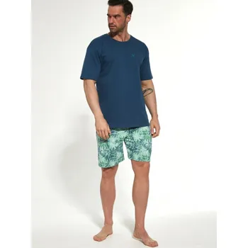 Pánské pyžamo Pánské pyžamo v modro-zelené kombinaci barev, VELIKOST XL