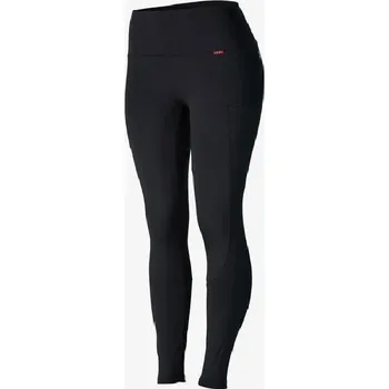 Jezdecké kalhoty Zimní dámské jezdecké legíny B Vertigo Lara - se silikonovým sedem, 44 - Černá