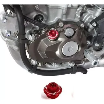 Auto-moto Zátka nalévacího otvoru oleje ZETA Oil Filler Plug Honda CR / CRF viz popis, barva červená (Doplňky ZETA)