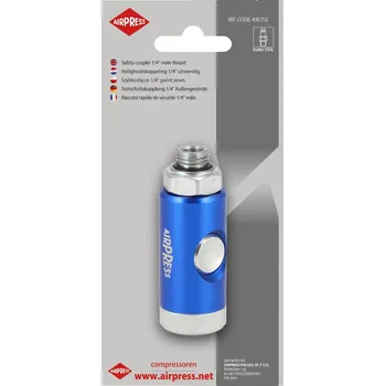 Příslušenství ke kompresoru Rychlospojka 1/4" vnější závit, Airpress 43E751