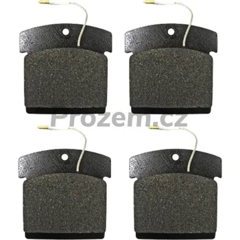 Brzdová destička Sada brzdových destiček 4 ks, pro 30 km/h pro Renault, 6005005031, 7701202160, 7701201653