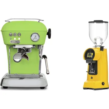 Příprava kávy Ascaso Dream ONE, Fresh Pistachio + Eureka Helios 75, yellow
