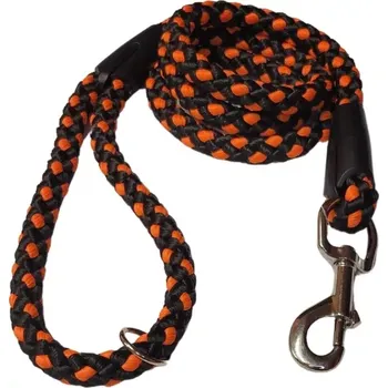Vodítko pro psa Palkar vodítko pro psy 150 cm x 10 mm černo-oranžová
